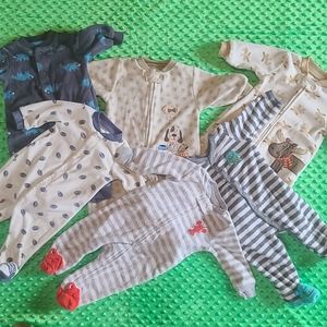 Baby boy 3 mont winter pjs